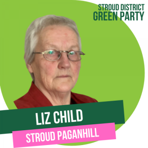 Liz Child - town council candidate for Stroud Paganhill
