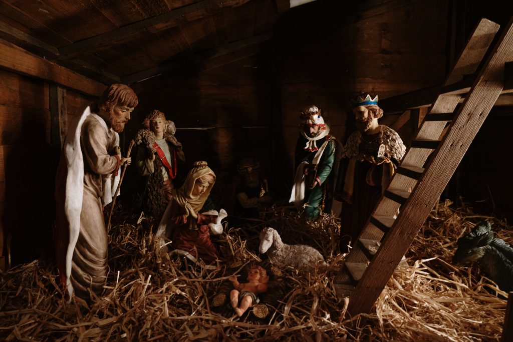 baby Jesus in the stable