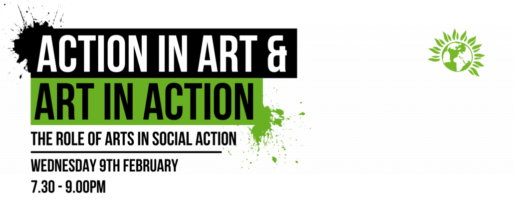 Cloud Cafe - Action in Art and Art in Action - February 9th at 7.30PM