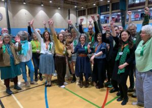 The Greens at the election count